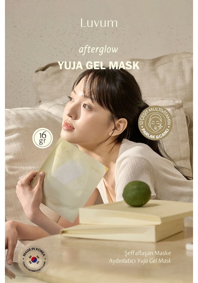 Luvum Şeffaflaşan Kore Maske Yuja Aydınlatıcı Calming Repair Yuja Gel Mask16 ML