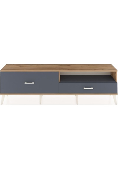 Arges Tv Ünitesi Tek Raflı 2 Çekmeceli 176x30x51 Çam-antrasit/antrasit Antrasıt/antrasıt Arges Tv Ünitesi Tek Raflı 2 Çekmeceli 176x30x51 Çam-antrasit/antrasit Antrasıt/antrasıt