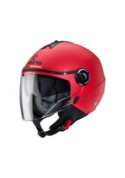 Caberg Riviera V4 Güneş Vizörlü Yarım Açık Motosiklet Kaskı Mat Kırmızı