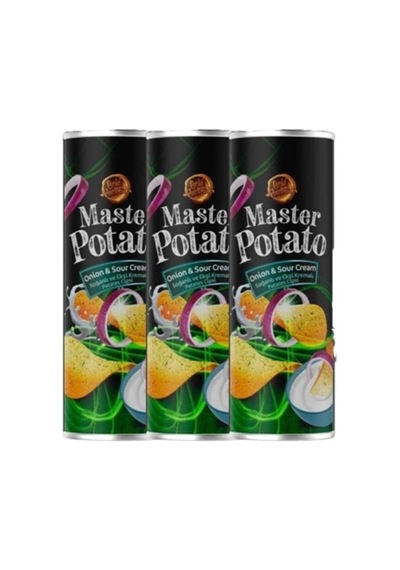 Potato Soğanlı & Ekşi Kremalı Cips 160 Gr-3 Adet