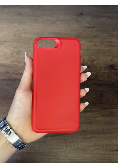 Apple Uyumlu iPhone 6/7/8 Plus Silikon Kılıf Xfab Kırmızı