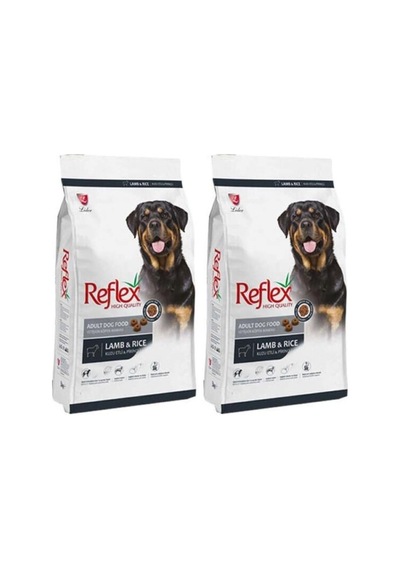 Reflex Kuzu Etli Ve Pirinçli Yetişkin Köpek Maması 15 Kg X 2