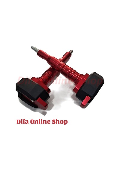 Merpa Motosiklet Motor/Şase Koruma Takozu Profesynl 195mm Kırmızı