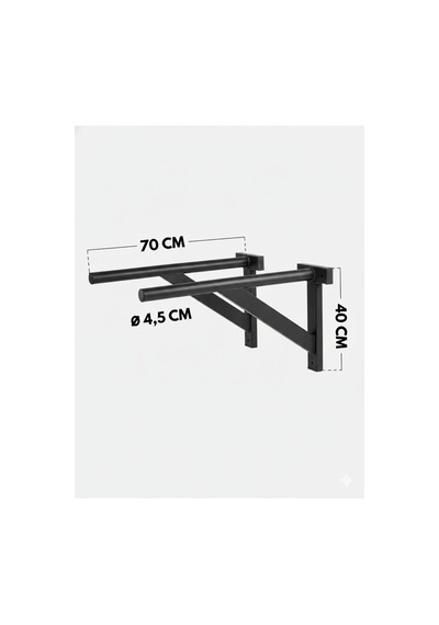 Profesyonel Duvar Tipi Dips Barı - Paralel Bar - Fitness Aparat - Triceps Aparat