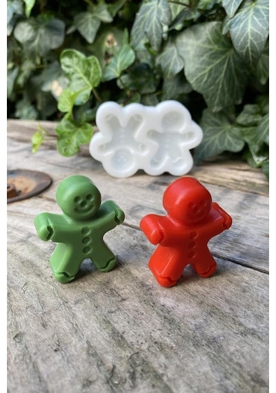 Rufus Concept Ginger Mini İkili Mum Kalıbı Silikon Çok Renkli