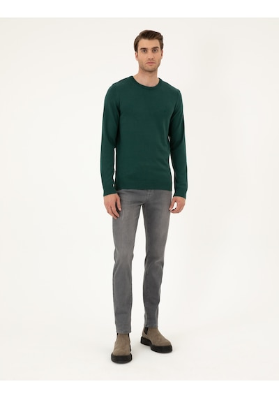 Pierre Cardin Erkek Yeşil Kazak /triko 50296575-vr054 Yeşil