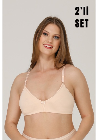 Parlingerie Emzirme Sütyeni Kapsız 2'li Set