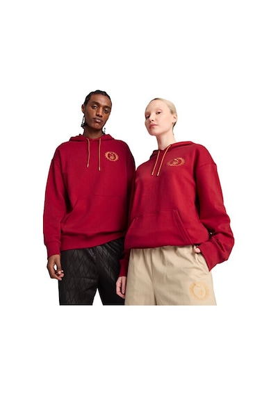 Puma Puma X Harry Potter Hoodie Unisex Günlük Sweatshirts 63009313 Kırmızı Kırmızı