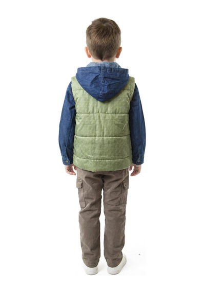 Xo Kids Erkek Çocuk 4lu Alt Üst Takım 2-7 Yaş 4424 Haki