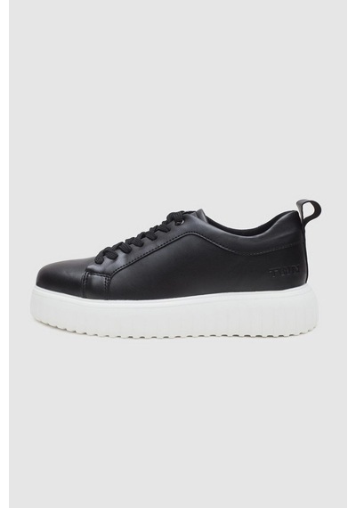 D's Damat Siyah Kalın Beyaz Tabanlı Bağcıklı Sneaker Ayakkabi 3EC09ORT0381 Siyah D's Damat Siyah Kalın Beyaz Tabanlı Bağcıklı Sneaker Ayakkabi 3EC09ORT0381 Siyah