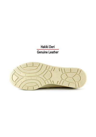 Erkan Saçmacı Aida Bej Hakiki Deri Kesik Detaylı Lastikli Slip-on Günlük Ayakkabı Bej Erkan Saçmacı Aida Bej Hakiki Deri Kesik Detaylı Lastikli Slip-on Günlük Ayakkabı Bej