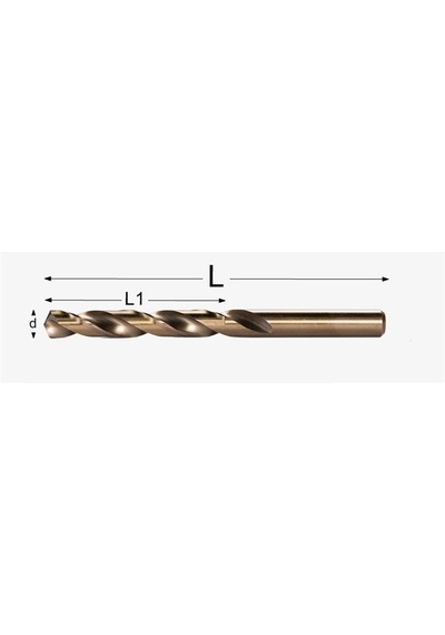 Drillcraft 11,60mm Hss-e Co Altın Seri Matkap Ucu Paslanmaz Ucu