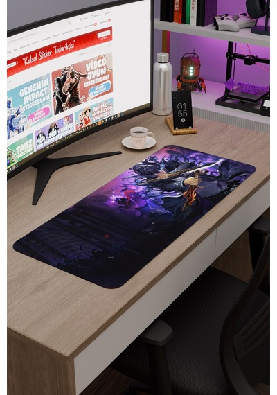 Solo Leveling Anime V2 - 70x30 Xl Gaming Kauçuk Kaymaz Taban Mouse Pad Fare Altlığı