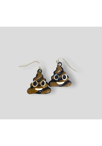 Dondurma Emoji Küpe Çok Renkli
