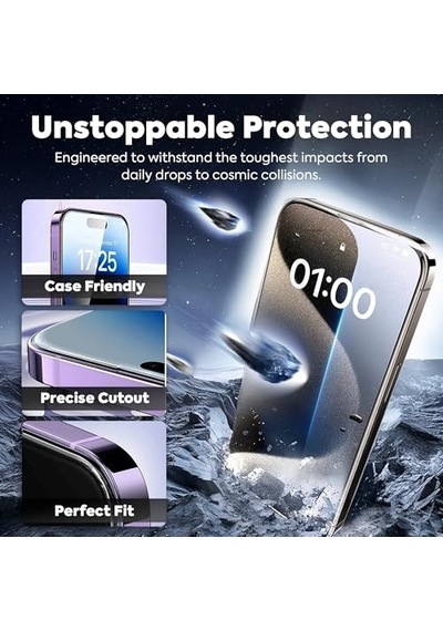 Pro Max İle Uyumlu Hayalet Privacy Temperli Cam Easy Fix Kolay Kurulum Serisi Yüksek Kaliteli Ekran Koruyucu