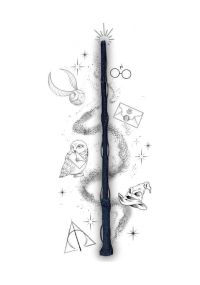 Harry Potter Asası Siyah