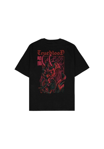 Startmore Adrift Trueblood Siyah Oversize Unisex T-shirt Siyah