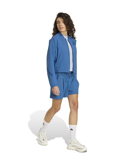 Adidas Z.n.e Woven Bom Kadın Mavi Dik Yaka Ceket Mavi