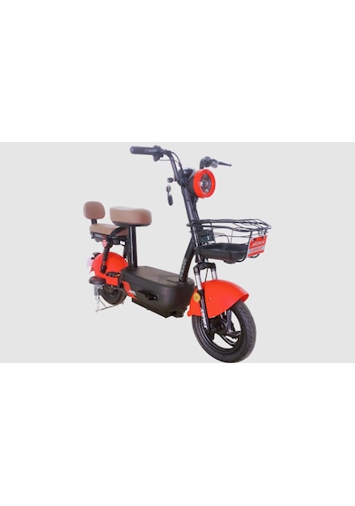 Arora Casper Elektrikli Motosiklet 48v12ah 249w Elektrikli Moped E-bike 25 Km/h Şehir Içi Ulaşım Aracı Kırmızı