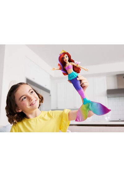 Hpd43 Disney Prensesi Ariel Yüzen Ve Renk Değiştiren Küçük Deniz Kızı
