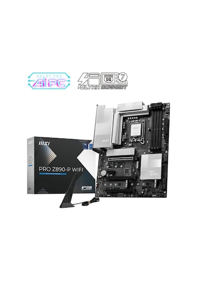 MSI Pro Z890-P WIFI Intel Z890 9200 MHz (OC) DDR5 Soket 1851 ATX Anakart