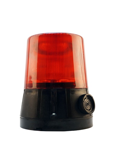 Mesan Ø110 Döner Buzzer İkaz Lamba Kırmızı 12Vdc Ms 838.1.12Vdc