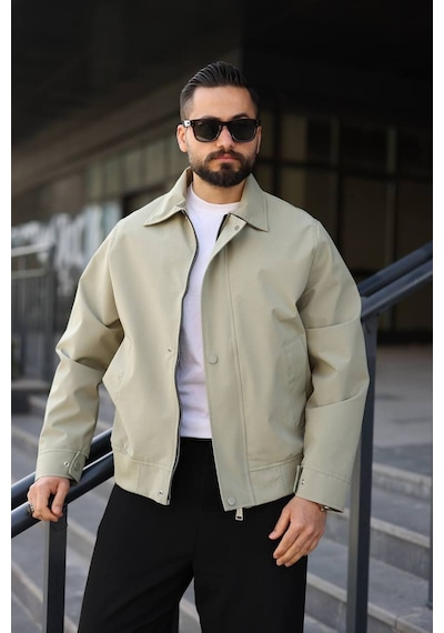 Baselco Premium Retro Milano Gabardin Ceket -tok Duruşlu Sade Ve Şık Çağla Baselco Premium Retro Milano Gabardin Ceket -tok Duruşlu Sade Ve Şık Çağla