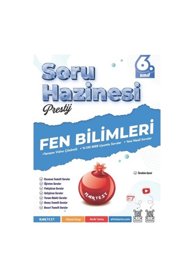 Nartest Yayınları 6. Sınıf Prestij Matematik Ve Fen Bilimleri Soru Hazinesi 2 Kitap