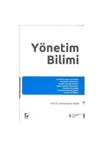 Yönetim bilimi Ahmet Hamdi aydın (2.EL) yazı yerler vardır