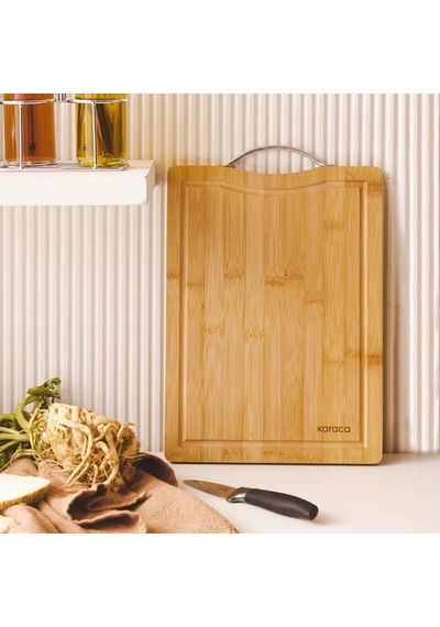 Karaca Owen Rectangle Large Bambu Kesme Tahtası Çok Renkli