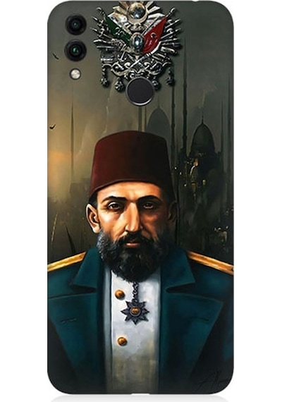 Huawei Honor 8c Uyumlu 2. Abdulhamid Han Osdmanlı Padişahı Desenli Silikon Kılıf