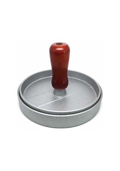 Hamburger Pressi-alüminyum 12 Cm Gümüş