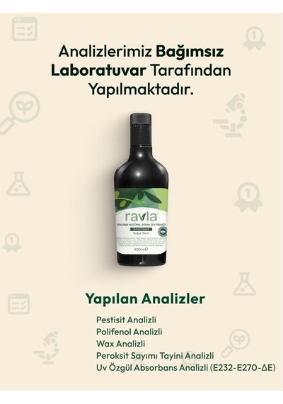 Organik Erken Hasat Zeytinyağı İçimlik 500 Ml