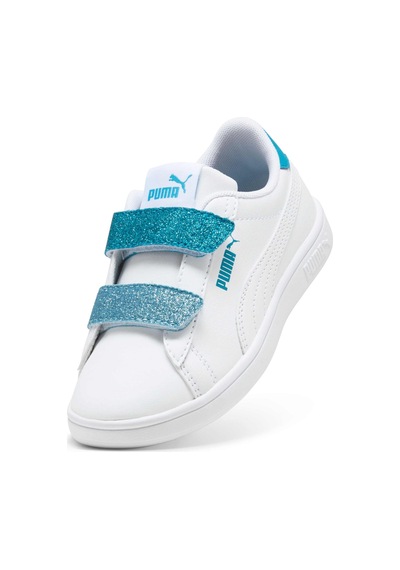 Puma Smash 3.0 L Glıtter Çocuk Ayakkabı 395609 08 Beyaz