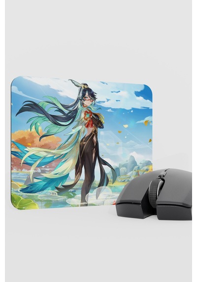 Xianyun Genshin Impact Anime Gacha V3 - 22x18 Gaming Mouse Pad Fare Altlığı