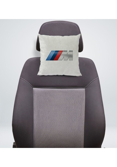 Bk Gift Bmw M Tasarımlı Kare Araç Koltuk Yastığı-1