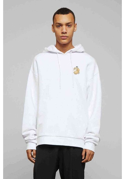 Pokemon Avengermon Psyduck Koduck Baskılı Beyaz Erkek Örme Sweat