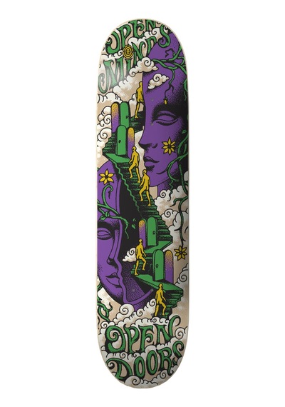 Element Element 825 Forman Open Unisex Skateboard Deck 0001 Çok Renkli