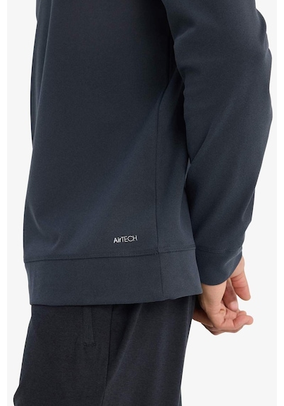 Defacto Standart Fıt Kapüşonlu Sweatshirt Kumaşı Sporcu Sweatshirt F7600ax26spar231 Antrasit-ar231