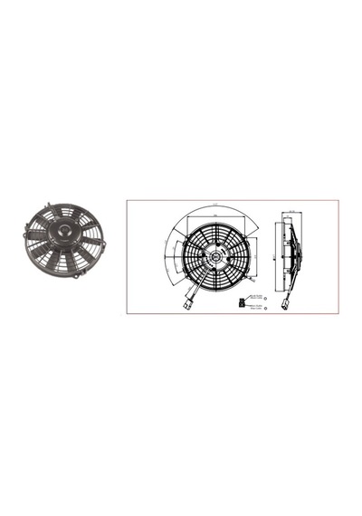 Kormas 24V Fan Motoru Üfleyici Aksiyel 9 " N11.5443