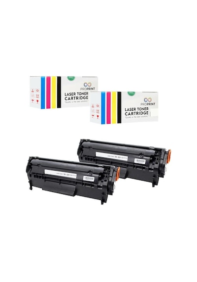 Proprint 2 Adet Q2612A Hp Laserjet P1010 1012 Uyumlu Toner