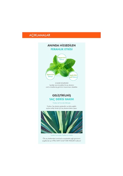 Missha Mint Scalp Hair Vinegar Nane Kompleksi İçeren Kepek Karşıtı Saç Sirkesi 200 ML