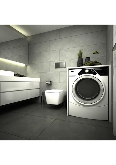 Erahome Mine Çamaşır Makinesi Alt Dolabı Kapaksız Beyaz (355914982) Beyaz