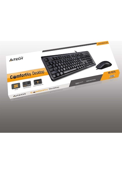 A4 Tech KR-9276 Q USB Optik Klavye Mouse Set (İthalatçı Garantili)