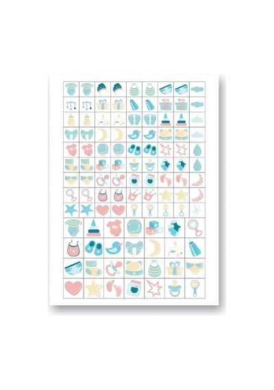 Le Color Lecolor Bebek Sticker Seti Abanoz