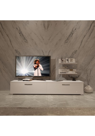 Decoraktiv Eko 4 Slm Std Tv Ünitesi Tv Sehpası Beyaz