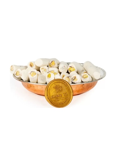 Kabuk İçi Kuruyemiş Sütlü Antep Fıstıklı Fitil Lokum 1 KG