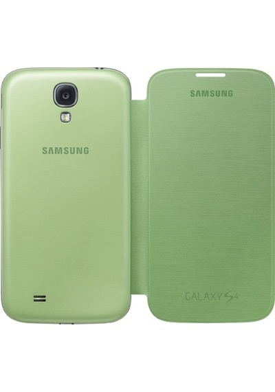 Galaxy S4 İ9500 İle Uyumlu Flip Cover Kılıf Yeşil Ef-fı950gegww Yeşil