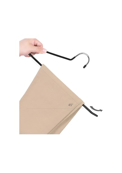 Songmics Pantolon Askıları, 20'li Set, Açık Uçlu, Çok Fonksiyonlu Çok Renkli