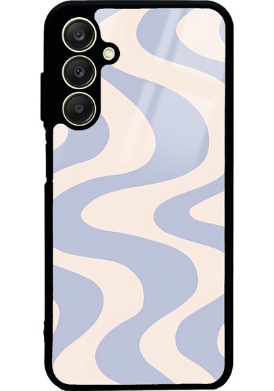 Samsung Uyumlu A25 Wave Efect Tasarımlı Glossy Telefon Kılıfı Çok Renkli